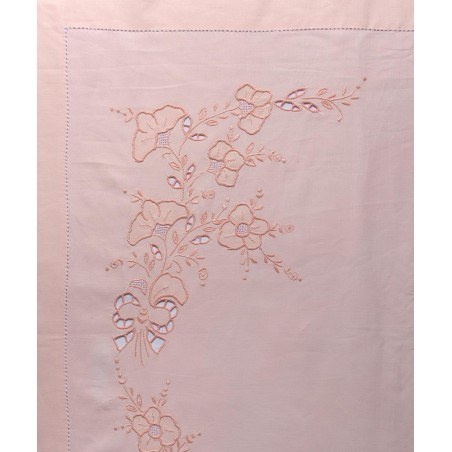 Σετ Σεντόνια Χειροποίητα Υπέρδιπλα 4 Τεμαχίων Silk Fashion NJ01 Ροζ 225x270