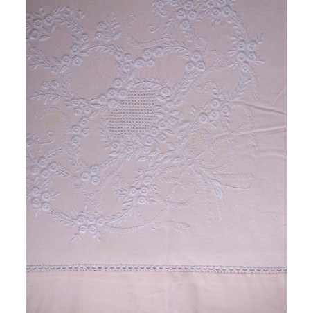 Σετ Σεντόνια Χειροποίητα Υπέρδιπλα 4 Τεμαχίων Silk Fashion 2827 Ροζ 225x270