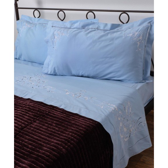 Σετ Σεντόνια Χειροποίητα Υπέρδιπλα 4 Τεμαχίων Silk...