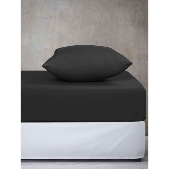 Σεντόνι Μονό με Λάστιχο MADI Monochrome Anthracite...