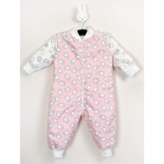 Χειμερινή Υπνοφόρμα Miffy No3 2.5 Tog Ροζ Εμπριμέ 85cm