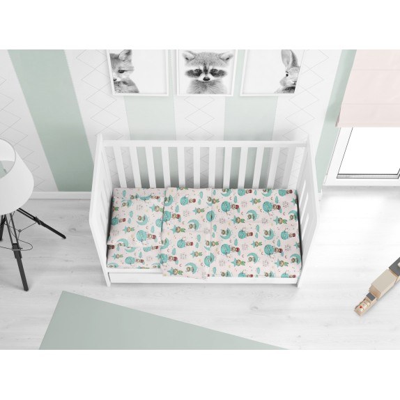 Σεντόνι Κούνιας με Λάστιχο Dimcol Reach the Stars 192...