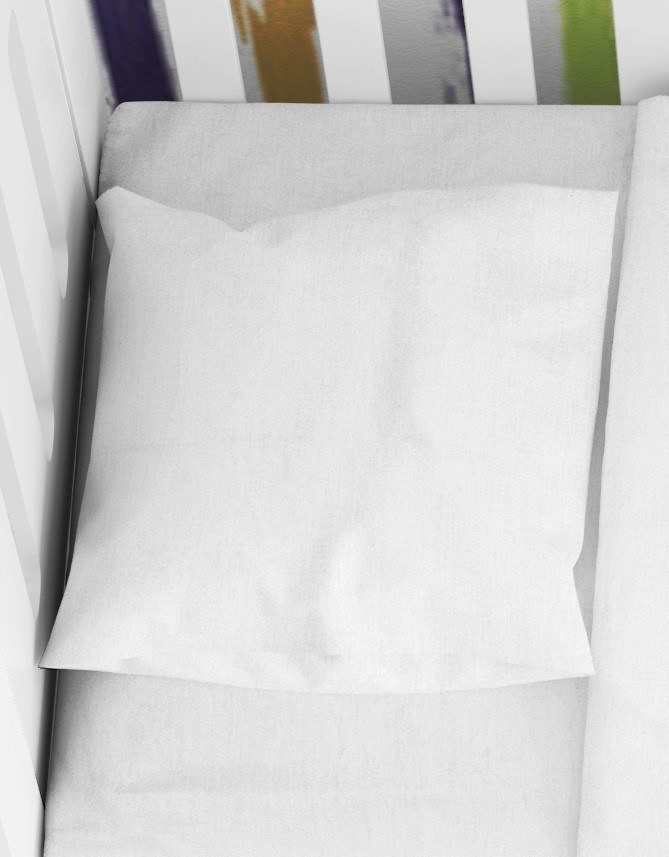 Μαξιλαροθήκη Dimcol Solid 491 White 35x45