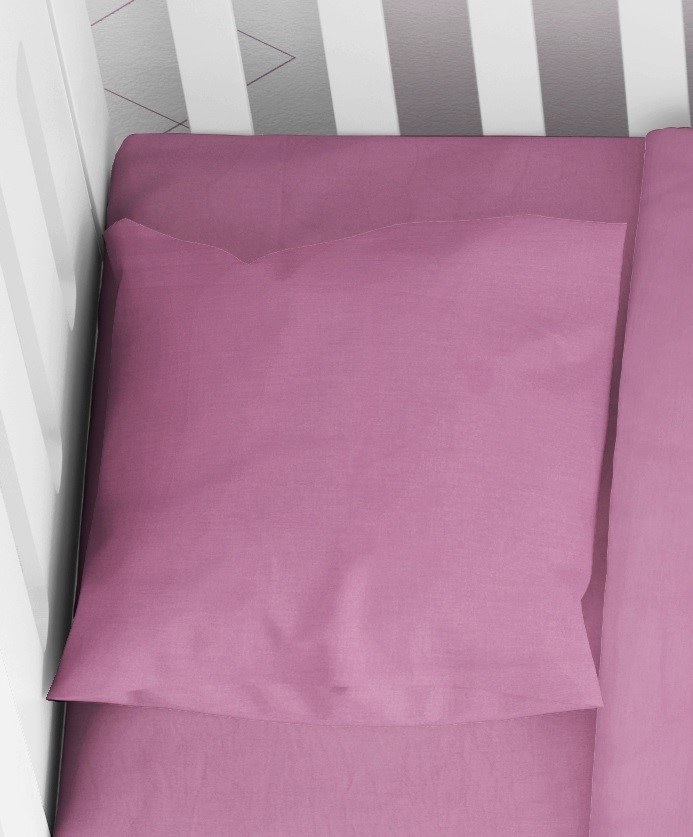 Μαξιλαροθήκη Dimcol Solid 492 Lila 35x45