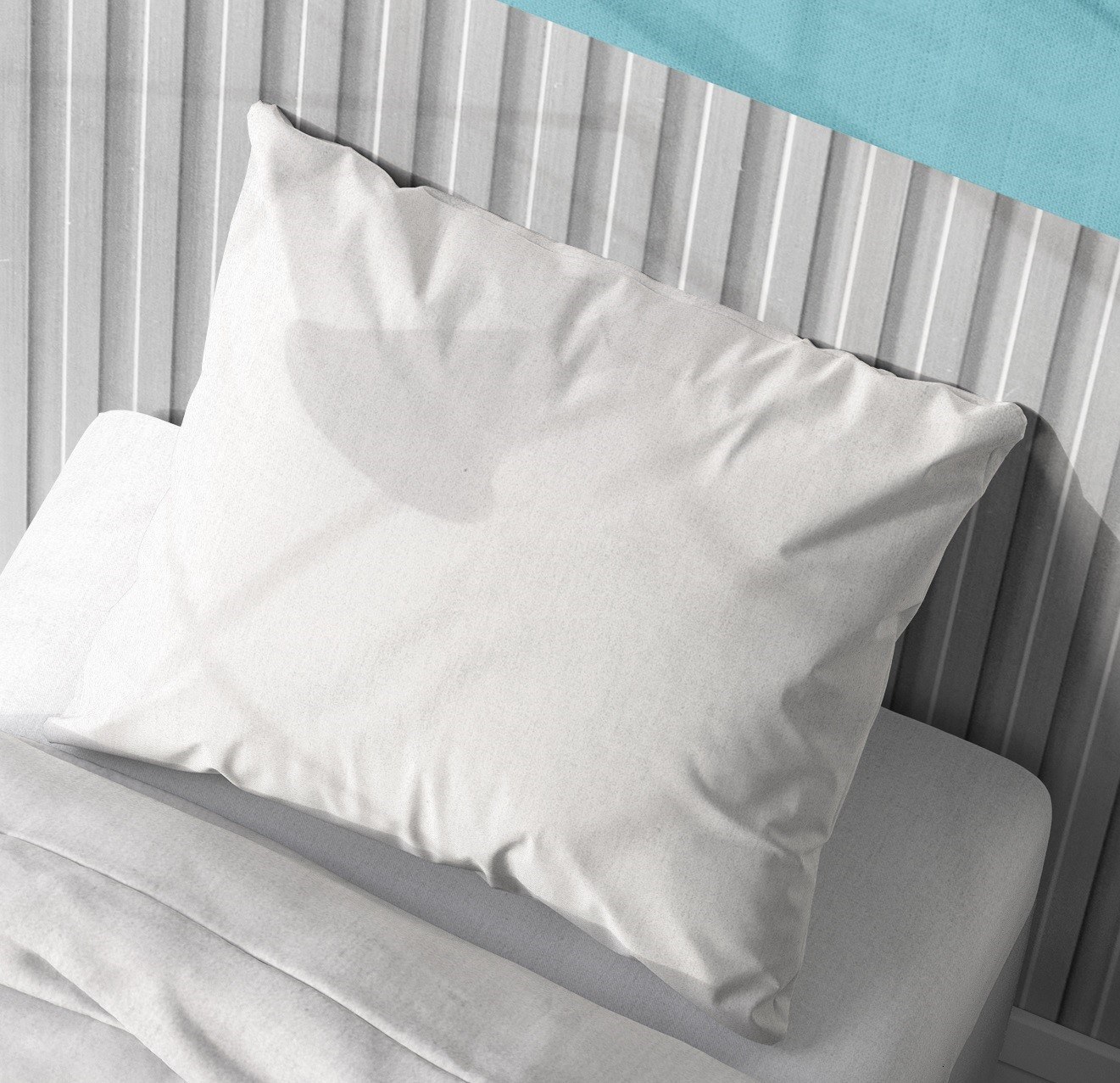 Μαξιλαροθήκη Dimcol Solid 491 White 50x70