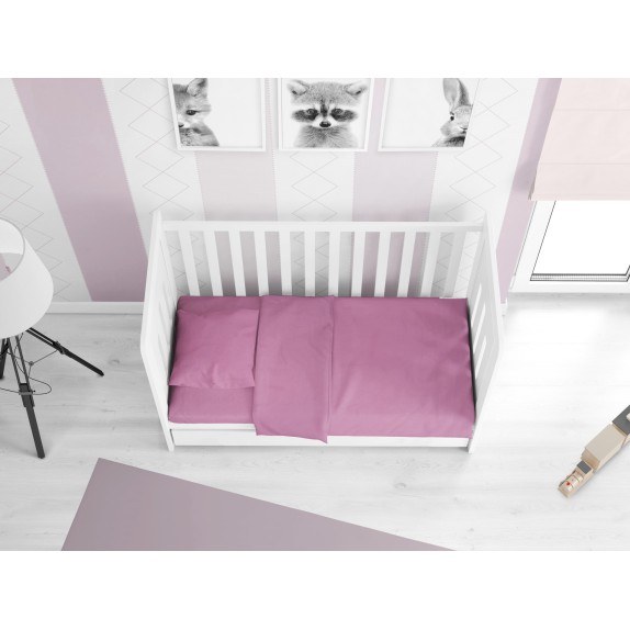 Πάπλωμα Κούνιας Dimcol Solid 492 Lila 120x160