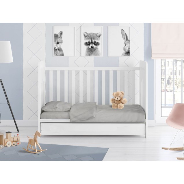 Πάπλωμα Κούνιας Dimcol Solid 496 Elephant 120x160