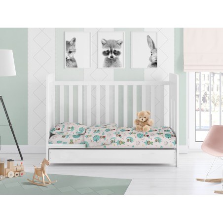 Πάπλωμα Κούνιας Dimcol Reach the Stars 192 Green 120x160