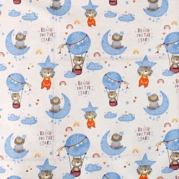 Σεντόνι Λίκνου Dimcol Reach the Stars 191 Sky 80x110