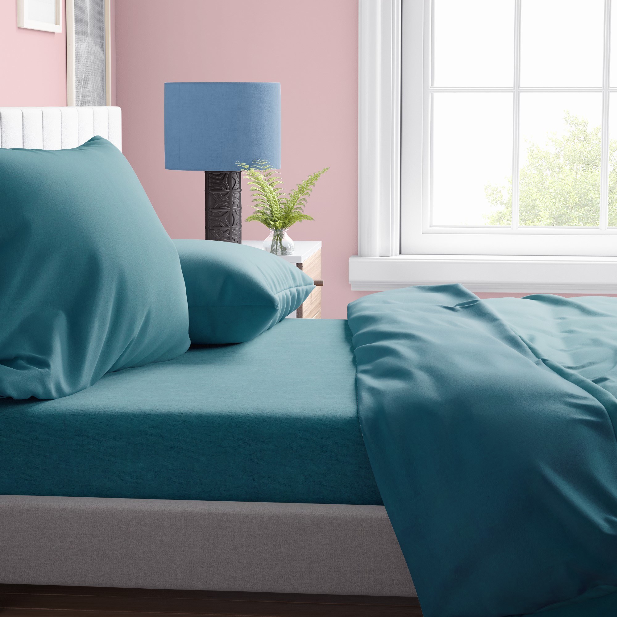 Σεντόνια, Μαξιλαροθήκες Anesis Home - ΣΗΜΑΝΤΙΚΟ: Σε περίπτωση διαφοράς τιμής από το κατάστημα ισχύει παντα και μόνο η τιμή του καταστήματος Σετ Σεντόνια Υπέρδιπλα 4 Τεμαχίων Dimcol Solid 494 Petr