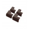 Προστατευτικά Γωνιών Foam 4τμχ Brown DreamBaby BR74709