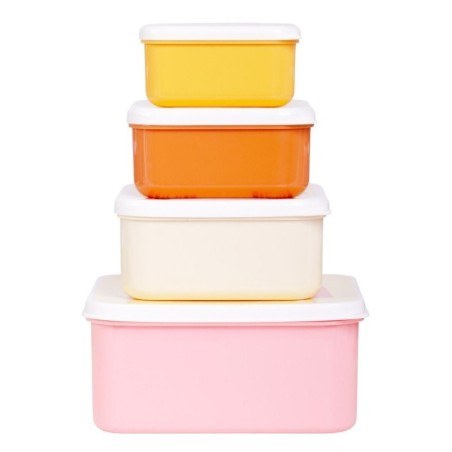 Σετ Δοχεία Φαγητού 4τμχ A Little Lovely Company Rainbows SBSERA41