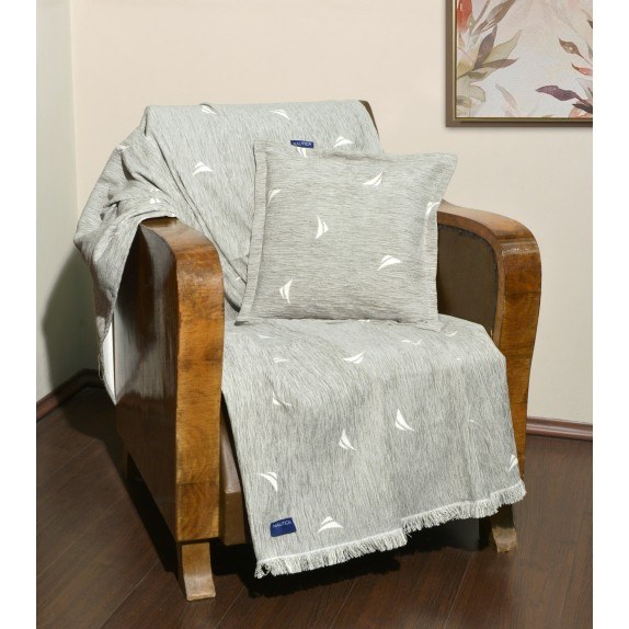 Ριχτάρι Πολυθρόνας Nautica Γκρι Logo 170x180