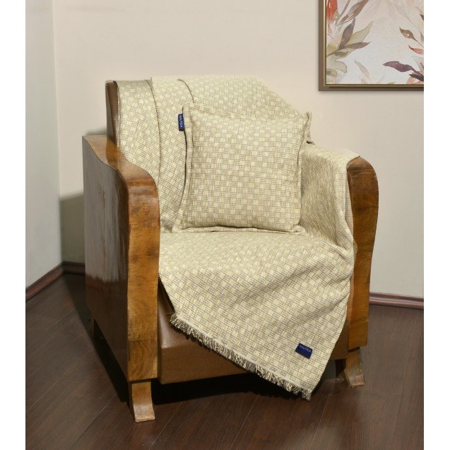 Ριχτάρι Διθέσιου Nautica Μπεζ Καρρώ 180x250