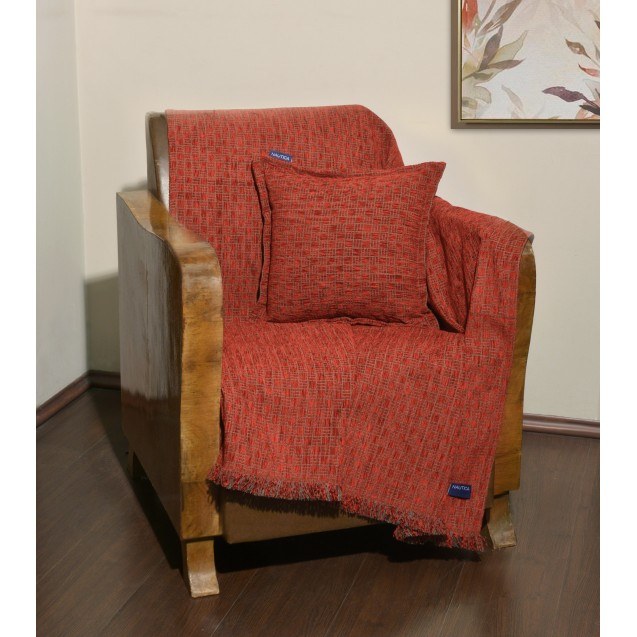 Ριχτάρι Τριθέσιου Nautica Κόκκινο Καρρώ 180x300