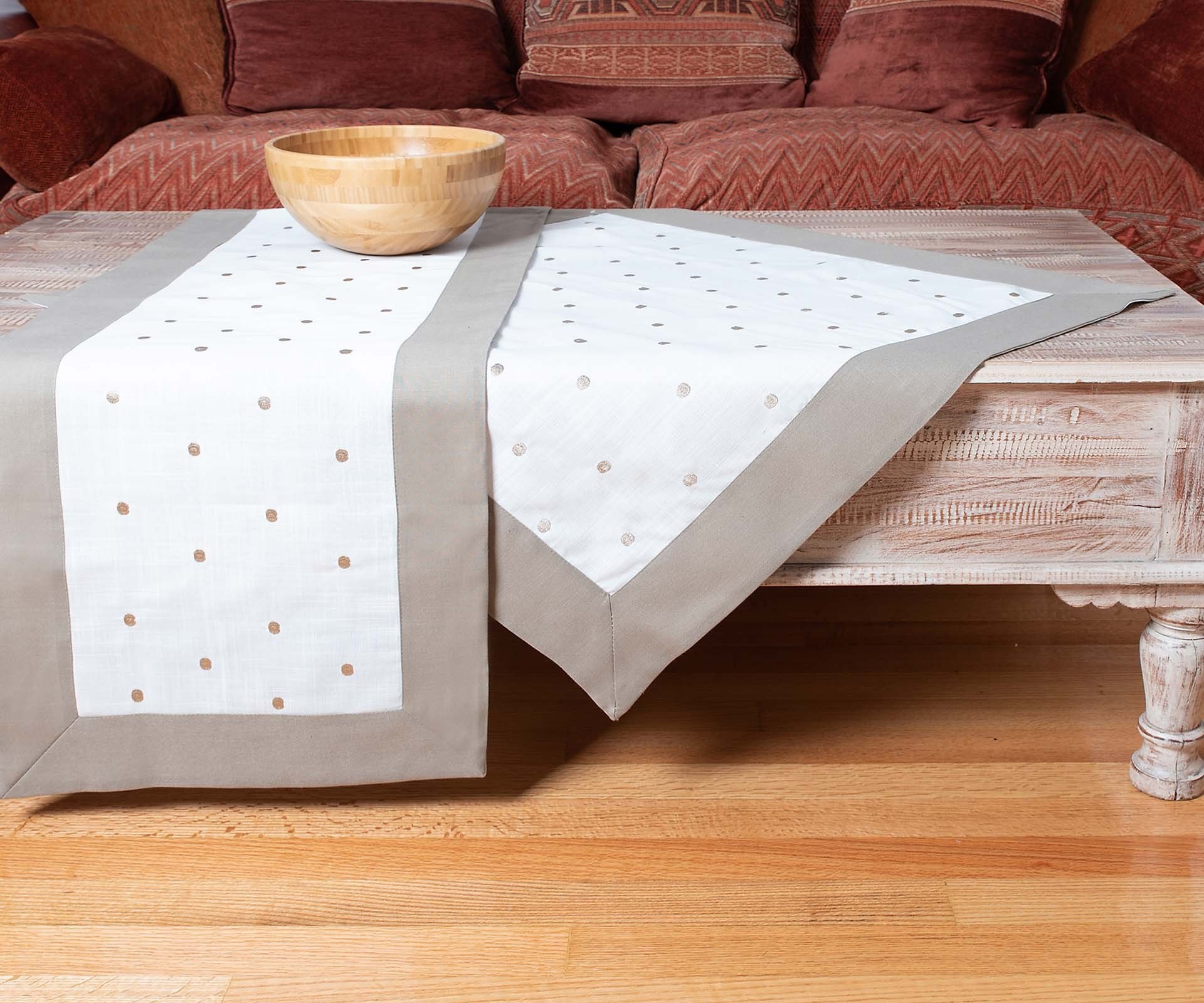 Καρέ Silk Fashion Spot Γκρι 90x90