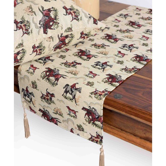 Μαξιλαροθήκη Διακόσμησης Silk Fashion Κυνήγι 45x45