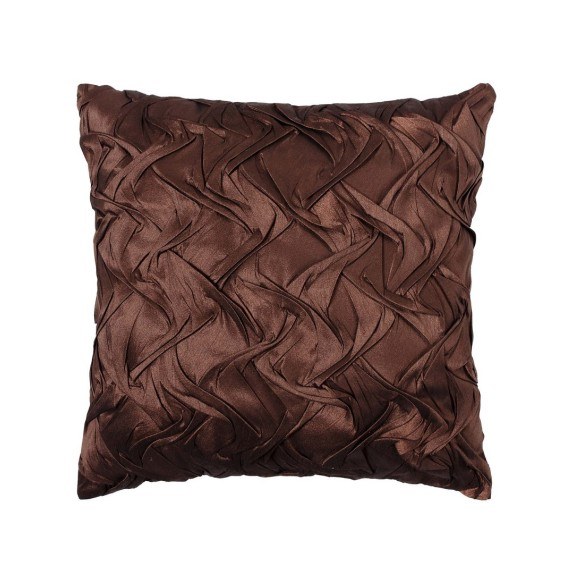 Μαξιλαροθήκη Διακόσμησης Silk Fashion 1018 Καφέ 45x45