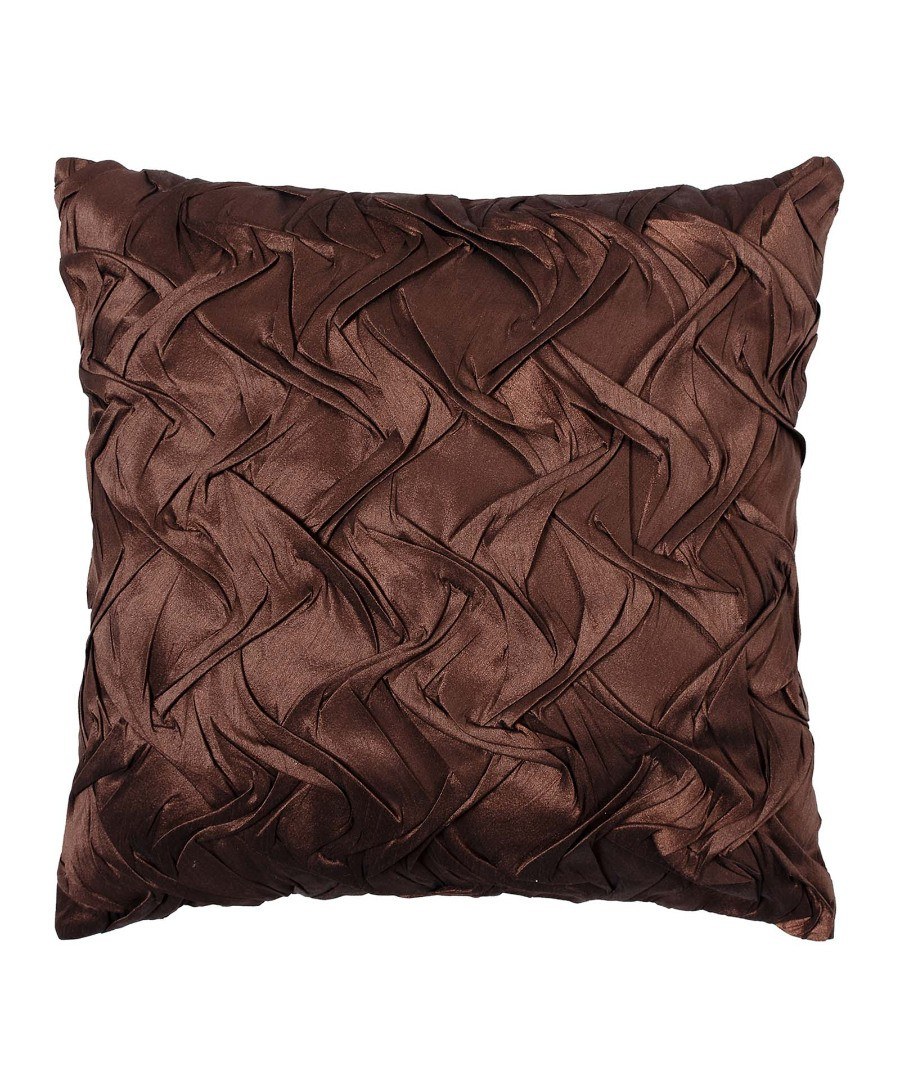 Μαξιλαροθήκη Διακόσμησης Silk Fashion 1018 Καφέ 45x45