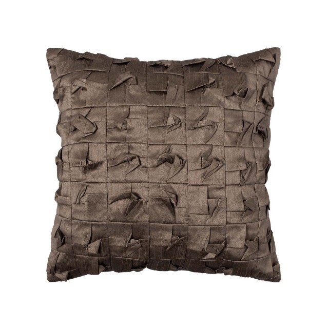 Μαξιλαροθήκη Διακόσμησης Silk Fashion 3918 Λαδί...