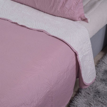 Σετ Κουβερλί Μονό 2 Τεμαχίων Silk Fashion Solid Amethyst/Cream 160x220