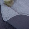 Σετ Κουβερλί Μονό 2 Τεμαχίων Silk Fashion Solid Light Grey/Dark Grey 160x220
