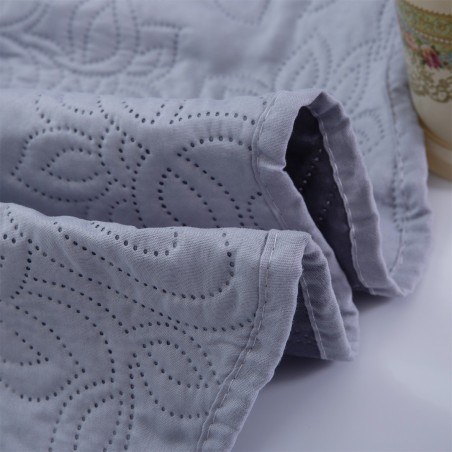 Σετ Κουβερλί Μονό 2 Τεμαχίων Silk Fashion Solid Light Grey/Dark Grey 160x220