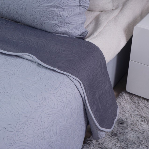 Σετ Κουβερλί Μονό 2 Τεμαχίων Silk Fashion Solid...