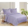 Σετ Κουβερλί Υπέρδιπλο 3 Τεμαχίων Silk Fashion Solid Light Lila/Dark Lila 220x240