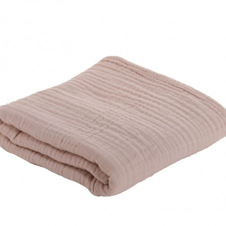 Κουβέρτα Κούνιας Nef-Nef Whisper Pink 110x150