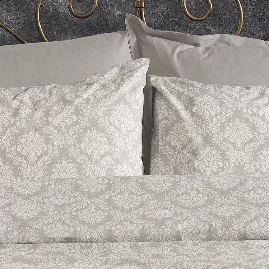 Μαξιλαροθήκη Dimcol Οφηλία 276 Γκρι 50x70