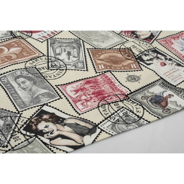 Τραπεζομάντηλο Dimcol Vintage Post Stamps 482...