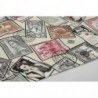 Τραπεζομάντηλο Dimcol Vintage Post Stamps 482 Εκρού 140x180