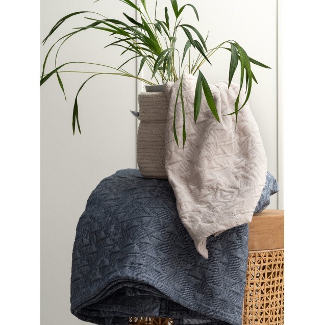 Κουβερλί Υπέρδιπλο Palamaiki Inez Denim 230x260
