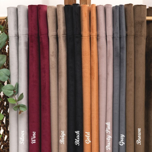 Κουρτίνα με Τρουκς Palamaiki Cyril Gold 140x260