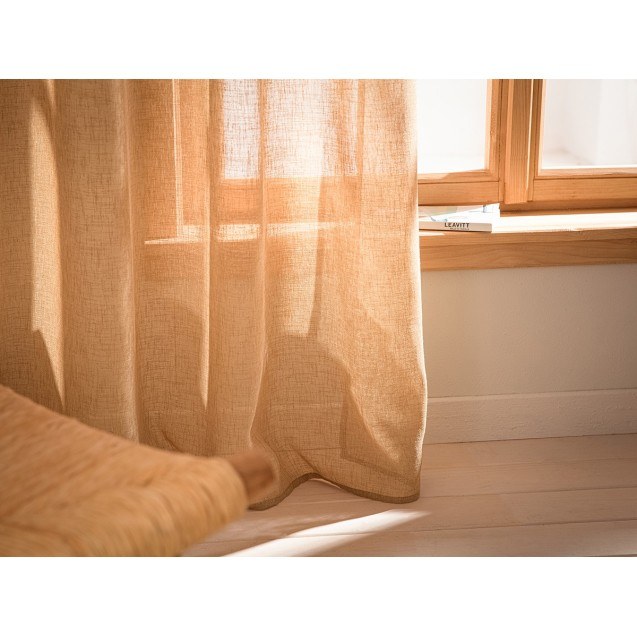 Κουρτίνα με Τρουκς Gofis Home Combe Jute 502/36...
