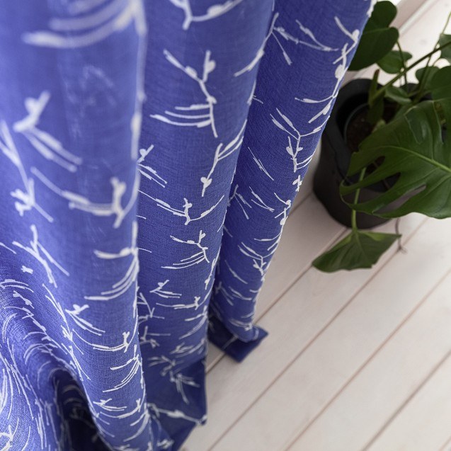 Κουρτίνα με Τρουκς Gofis Home Dione Marine Blue...
