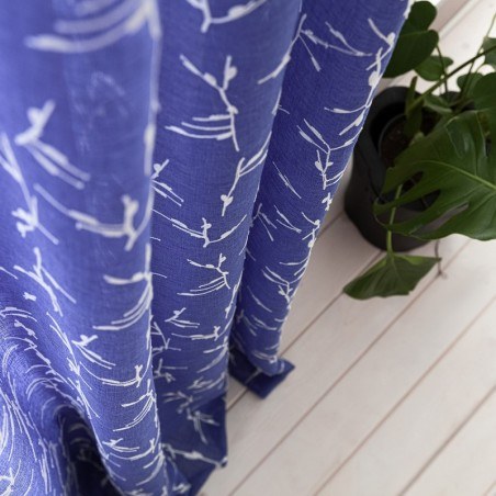 Κουρτίνα με Τρέσα Gofis Home Dione Marine Blue 535/09 140x280