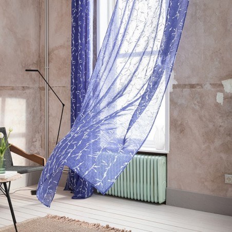 Κουρτίνα με Τρέσα Gofis Home Dione Marine Blue 535/09 140x280