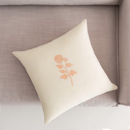 Μαξιλαροθήκη Διακόσμησης Gofis Home Yolanthe Vanilla 484/05 43x43
