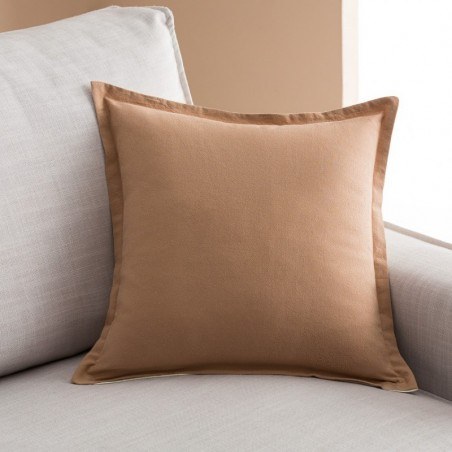 Μαξιλαροθήκη Διακόσμησης Gofis Home Light Veil Jute/Vanilla 309/36 43x43