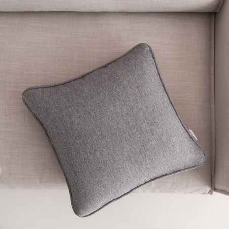 Μαξιλαροθήκη Διακόσμησης Gofis Home Zuri Grey Rock 508/15 43x43