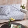 Ριχτάρι Τετραθέσιου Gofis Home Denise Marine Blue 518/09 180x350