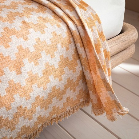 Ριχτάρι Τριθέσιου Gofis Home Summer Waves Honey Brown 466/12 180x310