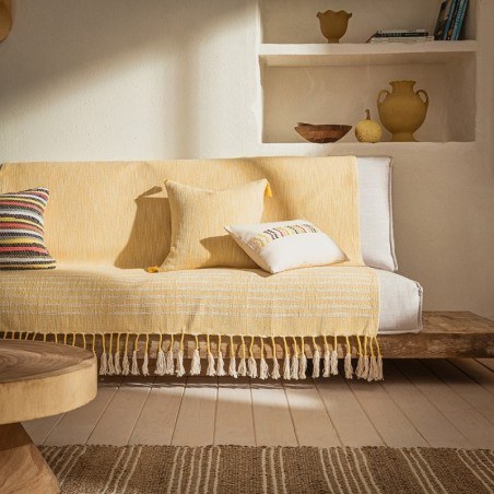 Διακοσμιτικό Ριχτάρι Gofis Home Dreadlocks Sun Yellow 504/10 130x180