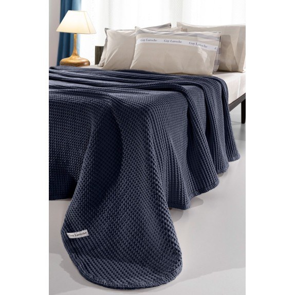 Κουβέρτα Πικέ Υπέρδιπλη Guy Laroche Eternity Marine 230x240