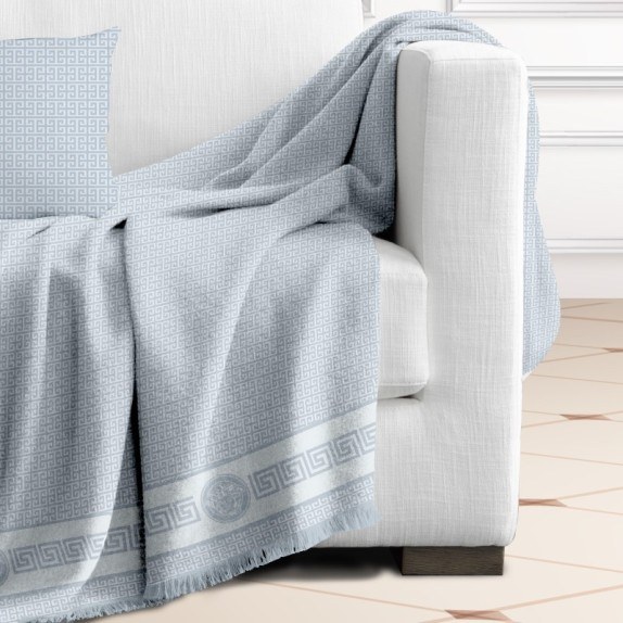 Μαξιλαροθήκη Διακόσμησης Makis Tselios Medina Blue 40x40