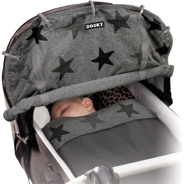 Σκίαστρο Καροτσιού Dooky Grey Stars DK-126616