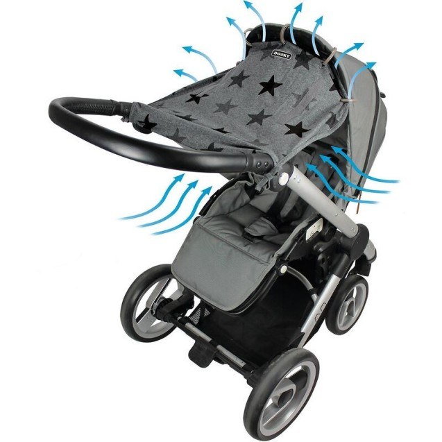 Σκίαστρο Καροτσιού Dooky Grey Stars DK-126616