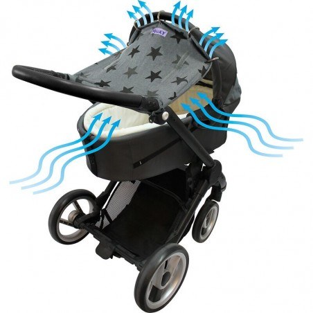 Σκίαστρο Καροτσιού Dooky Grey Stars DK-126616